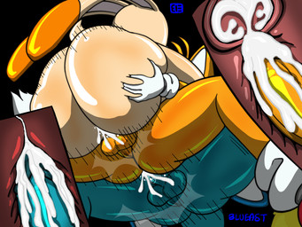 anthro balls big_butt blue_body bodily_fluids butt clothing cum cum_in_uterus cum_in_vagina cum_inside female genital_fluids genitals gloves group group_sex handwear humanoid_genitalia humanoid_penis long_ears male male/female male/male penis sex tan_body threesome trio uterus yellow_body young blueast idw_publishing sega sonic_the_hedgehog_(comics) sonic_the_hedgehog_(idw) sonic_the_hedgehog_(series) cream_the_rabbit kitsunami_the_fennec miles_prower canid canine domestic_rabbit fennec_fox fox lagomorph leporid mammal oryctolagus rabbit true_fox 4:3 hi_res