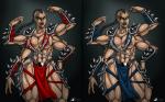 big_breasts breasts cleavage clothed clothing female multi_arm multi_limb not_furry skimpy solo osmar-shotgun mortal_kombat sheeva draco_shokan humanoid shokan absurd_res hi_res