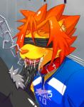 anothers balls black_penis blindfold blush clothing collar cum cum_in_mouth cum_inside erection faceless_male feline fellatio gay hair humanoid_penis lion male mammal morenatsu oral oral_sex orange_hair penis sex shirt soutaro vein
Rating: Explicit
Score: 5
User: Pokelova
Date: December 01, 2013