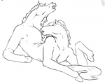 anal anal_masturbation autorimming body_horror conjoined duo feral flexible hooves male male/male masturbation merging moan nude oral oral_masturbation sex simple_background unusual_form what_has_science_done white_background mot equid equine horse mammal 5:4 digital_drawing_(artwork) digital_media_(artwork) monochrome