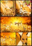 comic_book detailed_background female feral food fruit grape grin group male male/female oak_tree plant smile tree jeffusherb binocular_doe deer mammal new_world_deer white-tailed_deer absurd_res animated digital_media_(artwork) hi_res