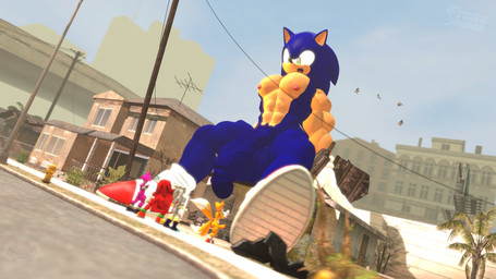 abs anthro balls big_balls big_butt big_muscles big_pecs big_penis butt destroyed_building destroyed_house erection flaccid flock_of_birds genitals group huge_balls huge_penis hyper hyper_balls hyper_genitalia hyper_penis looking_down looking_up macro male muscular muscular_thighs neighborhood open_mouth pecs penis pubes rubble sitting_on_building sitting_on_house thick_thighs angelic_endowment sega sonic_the_hedgehog_(series) espio_the_chameleon knuckles_the_echidna miles_prower silver_the_hedgehog sonic_the_hedgehog canid canine chameleon echidna eulipotyphlan fox hedgehog lizard mammal monotreme reptile scalie 16:9 3d_(artwork) digital_media_(artwork) hi_res widescreen