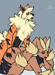 all_fours anthro doggystyle duo femboy from_behind_position male male/male male_penetrating nipples penetration sex sirdoomwolf nintendo pokemon arcanine generation_1_pokemon generation_6_pokemon mega_evolution mega_lopunny pokemon_(species) hi_res