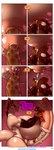 aamon_(james_howard) absurd_res anthro bat big_breasts big_penis bodily_fluids breast_play breast_suck breastfeeding breastfeeding_during_sex breasts comic demon dialogue drinking_milk duo genitals gynomorph gynomorph/male hi_res huge_breasts huge_penis hyper hyper_genitalia hyper_penis intersex intersex/male james_howard lactating male mammal milk nipple_fetish nipple_fucking nipple_penetration nipple_play nipples onlyfans patreon penetration penis size_difference size_play subscribestar sucking text tina's_mom_(james_howard) url