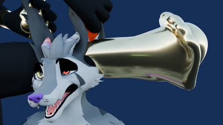 animal_genitalia animal_penis anthro black_body black_fur bodily_fluids crying duo ear_penetration equine_genitalia equine_penis fucked_silly fur genitals grey_body grey_fur male male/male mindfuck one_eye_half-closed open_mouth penetration penis tears baito darius_(baito) whitty~ hybrid 16:9 3d_(artwork) 4k absurd_res alpha_channel blender_(artwork) digital_media_(artwork) hi_res widescreen
