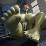 5_toes anthro anus barefoot breasts countershading feet female foot_focus genitals green_body humanoid_feet mature_anthro mature_female non-mammal_breasts nude plantigrade pussy soles solo toe_wiggle toes conditional_dnp telehypnotic zp92 margret_stalizburg reptile scalie snake 1:1 2019 3d_(artwork) 3d_animation animated digital_media_(artwork) loop no_sound short_playtime webm