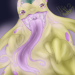 anthro bioluminescence fangs_bared glowing imminent_vore male mouth_shot open_mouth solo tongue tongue_out fledgedragonfox mythology slurpe_the_dragonslug_(fledgedragonfox) dragon gastropod hybrid mollusk mythological_creature mythological_scalie scalie slug 1:1