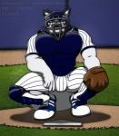 anthro ball baseball_(sport) bulge catcher clothing container cup male muscular muscular_anthro muscular_male solo sport uniform corrsk sebastian_king canid canine canis domestic_dog husky mammal nordic_sled_dog spitz hi_res