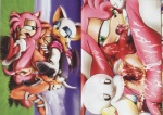 absurd_res amy_rose amy_untold anthro anus bisexual bodily_fluids breasts chao_(sonic) clothing comic cum dildo double_dildo ejaculation erection eulipotyphlan eyes_closed fellatio female female/female footwear genital_fluids genitals group group_sex hedgehog hi_res humanoid_genitalia humanoid_penis interspecies licking male male/female mammal multiple_scenes oral orgasm penetration penile penis penis_lick pink_body pussy_ejaculation pussy_ejaculation_while_penetrated rouge_the_bat sega sex sex_toy shoes size_difference smaller_male sonic_adventure sonic_the_hedgehog_(series) tc threesome tikal_the_echidna tongue tongue_out trio vaginal vaginal_fluids