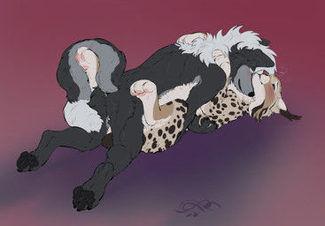 adolescent age_difference ambiguous_penetration anthro anthro_on_feral anthro_penetrating anthro_penetrating_feral bestiality black_body black_fur blush claws countershade_tail countershading dipstick_tail duo female female_feral female_penetrated feral feral_on_bottom feral_on_young feral_penetrated from_front_position fur interspecies lying male male/female male_anthro male_on_feral male_penetrating male_penetrating_female male_penetrating_feral markings missionary_position older_female on_back pawpads paws penetration quadruped sex tail tail_markings young young_male younger_male feelferal nightdancer_(character) zaire_(nightdancer) canid canine canis felid feline lynx mammal wolf hi_res