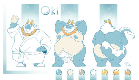 anthro beard belly big_belly big_butt big_moobs blue_body blue_nipples bubble butt clothed clothing facial_hair front_view hair hands_behind_head horn huge_belly huge_butt huge_moobs male male_anthro moobs mouth_closed mustache nipples nude obese obese_anthro obese_male orange_horn overweight overweight_anthro overweight_male pubes rear_view simple_background solo standing tail tail_tuft tuft white_beard white_facial_hair white_hair white_mustache white_pubes yellow_body chocolateandmilk mythology oki_(taifox) dragon mythological_creature mythological_scalie scalie 2024 dated hi_res