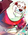 anthro claws clothed clothing fur male solo super-tuler tairu bear giant_panda mammal 2016 hi_res