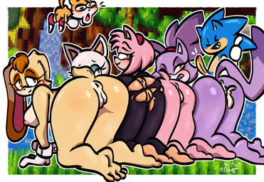 after_vaginal age_difference anthro anus bodily_fluids butt cum cum_in_vagina cum_inside female female_anthro genital_fluids group harem male male/female male_anthro mature_anthro mature_female older_anthro older_female younger_anthro younger_female younger_male patatero69 sega sonic_the_hedgehog_(series) amy_rose blaze_the_cat miles_prower rouge_the_bat sonic_the_hedgehog vanilla_the_rabbit bat canid canine domestic_cat eulipotyphlan felid feline felis fox hedgehog lagomorph leporid mammal rabbit hi_res