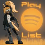 anthro female music solo r.nemrick idw_publishing sega sonic_the_hedgehog_(comics) sonic_the_hedgehog_(idw) sonic_the_hedgehog_(series) spotify whisper_the_wolf canid canine canis mammal wolf 1:1