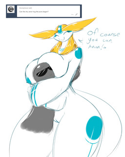 answer anthro areola athletic big_breasts big_butt blonde_hair blue_markings blue_nipples breast_squish breasts butt duo erect_nipples eyebrows eyelashes eyes_closed eyewear female genitals hair hug long_hair markings nipples non-mammal_breasts nude question small_head smile squish sunglasses tall text thick_thighs vulva white_body white_skin averyshadydolphin mythology aijou anon dragon jou mythological_creature mythological_scalie scalie 2015 digital_media_(artwork) english_text hi_res