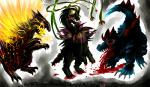 alligator ambiguous_gender blood creepy feral feraligatr fire group hollow_eyes meganium nintendo open_mouth pokemonfromhell pokémon reptile scalie teeth typhlosion video_games vomit
Rating: Questionable
Score: 1
User: VillainousVulpix
Date: January 19, 2014