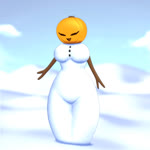 anthro big_breasts breasts curvy_figure dancing eyelashes eyes_closed female food for_a_head fruit fused_legs music open_mouth outside plant pumpkin pumpkin_head smile snow snowman solo standing stick_arms thick_thighs white_body corromon sound_warning spongepierre bug_fables microsoft minecraft mojang moonsprout_games xbox_game_studios elemental_creature golem_(minecraft) humanoid object_head snow_golem_(minecraft) 1:1 3d_(artwork) 3d_animation animated digital_media_(artwork) long_playtime sound webm