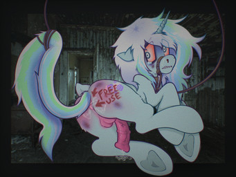 abandoned_building animal_genitalia animal_penis anus balls bdsm blood bodily_fluids bondage bound bruised bruised_eye covering covering_self cum cum_in_ass cum_inside cum_on_face cutie_mark docked_tail ejaculation equine_genitalia equine_penis feral forced genital_fluids genitals horn leaking_cum leash long_mane long_tail looking_at_viewer lying male nude on_side penis puffy_anus rape rear_view restraints rope scared sex short_tail solo tail tears toony whisper_veil_(equinecults) equinecults hasbro my_little_pony mythology fan_character equid equine mammal mythological_creature mythological_equine unicorn 2025 digital_media_(artwork) hi_res