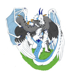 3_toes anus arm_grab beak blue_body blue_penis blue_scales bodily_fluids butt butt_grab claws cum cum_in_vagina cum_inside cum_on_penis digitigrade duo erection eyes_closed feathered_wings feathers feet female female_penetrated feral feral_on_feral from_front_position fur genital_fluids genitals grey_body grey_fur hand_on_butt hindpaw horn interspecies knot knotting lying male male/female male_penetrating male_penetrating_female membrane_(anatomy) membranous_wings nude on_back on_top open_mouth pawpads paws penetration penile penile_penetration penis penis_in_vagina presenting presenting_anus presenting_hindquarters raised_tail reverse_missionary_position scales sex simple_background soles spread_legs spreading straddling tail tail_feathers take_your_pick toe_claws toes vaginal vaginal_fluids vaginal_fluids_on_penis vaginal_knotting vaginal_penetration vulva white_background white_body white_fur white_scales wings acidapluvia european_mythology mythology byzil veshiri avian dragon gryphon mythological_avian mythological_creature mythological_scalie scalie western_dragon 2010 hi_res