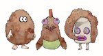 brown_body brown_fur fin fluffy fur fuzzy hairy humor mohawk simple_background tentacles white_background taneimo_drop nintendo splatoon animal_humanoid cephalopod cephalopod_humanoid chum_(splatoon) fish furred_fish humanoid inkling marine marine_humanoid mollusk mollusk_humanoid octarian salmonid_(splatoon)