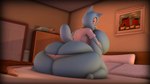 anthro bedroom big_breasts big_butt breast_grab breasts butt clothing female hand_on_breast huge_breasts huge_butt hyper hyper_breasts hyper_butt solo thick_thighs underwear wide_hips not_person420 cartoon_network the_amazing_world_of_gumball nicole_watterson felid feline mammal 16:9 2021 3d_(artwork) digital_media_(artwork) hi_res source_filmmaker_(artwork) widescreen