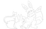 animal_genitalia balls big_balls duo feral fur genitals male male/male musk sheath worship angelskitty nintendo pokemon fan_character kris_umbreon krisy_(kris_hiroyuki) sanas eeveelution generation_2_pokemon generation_4_pokemon generation_6_pokemon hybrid luxray pokemon_(species) sylveon umbreon absurd_res hi_res