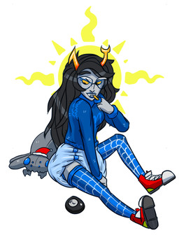 biped clothed clothing diaper female footwear holidays legwear object_in_mouth pacifier pacifier_in_mouth pantsless pantsless_humanoid plushie shoes soiled_diaper solo sweater thigh_highs topwear unclean_diaper used_diaper wearing_diaper zee-rage-man christmas homestuck magic_8_ball ms_paint_adventures vriska_serket alien humanoid troll_(homestuck) 2014 digital_drawing_(artwork) digital_media_(artwork)