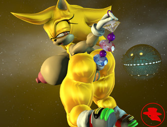 anal anal_beads anal_penetration anthro big_breasts breasts chaos_emerald clothing crossgender death_egg female footwear fur gem genitals gloves hair handwear mtf_crossgender nipples nude penetration red_eyes sex_toy shoes simple_background solo space super_form yellow_body yellow_fur boiboi9999 sega sonic_the_hedgehog_(series) sonic_the_hedgehog super_sonic eulipotyphlan hedgehog mammal 3d_(artwork) digital_media_(artwork) hi_res source_filmmaker_(artwork)