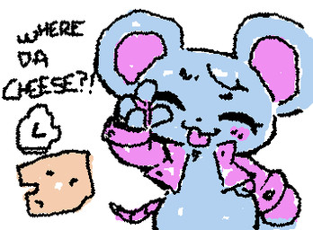 :3 ambiguous_anthro ambiguous_gender anthro black_text blush cheese chibi clothed clothed_ambiguous clothed_anthro clothing cropped_jacket dairy_products dialogue eyebrows eyelashes food gesture grey_body grey_ears hand_gesture interrobang jacket mouth_closed purple_blush purple_clothing purple_inner_ear purple_jacket purple_tail purple_tongue purple_topwear rat_tail simple_background solo squigglevision standing tail teasing teasing_viewer text tongue tongue_out topwear white_background ligma_(artist) mammal mouse murid murine rodent 2025 animated digital_media_(artwork) english_text flat_colors low_res wigglypaint_(artwork)