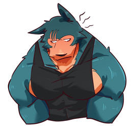 anthro big_muscles black_clothing black_shirt black_tank_top black_topwear clothed clothed_anthro clothed_male clothing collarbone countershade_face countershade_neck countershade_torso countershading front_view green_body male multicolored_body muscular muscular_anthro muscular_male shirt simple_background simple_eyes solo tan_body tan_countershading tank_top topwear two_tone_body white_background white_eyes teseirei beastars legoshi_(beastars) canid canine canis mammal wolf 2024 digital_drawing_(artwork) digital_media_(artwork) half-length_portrait hi_res portrait