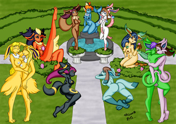 anthro anthrofied breasts electric female female/female fusion genitals group gym_leader ice iris nipples nude pokemon_champion pokemorph pose transformation vulva bernardol22 hitori09 nintendo pokemon team_rocket anabel_(pokemon) bonnie_(pokemon) dawn_(pokemon) iris_(pokemon) jessie_(team_rocket) lyra_(pokemon) may_(pokemon) misty_(pokemon) sakura_(pokemon) serena_(pokemon) yellow_(pokemon) eevee eeveelution espeon fairy flareon generation_1_pokemon generation_2_pokemon generation_4_pokemon generation_6_pokemon glaceon jolteon leafeon mammal monster pokemon_(species) sylveon umbreon vaporeon absurd_res hi_res pinup
