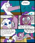 2012 blue_eyes clothed clothing comic cutie_mark dialogue digital_media_(artwork) earth_pony english_text equid equine female feral friendship_is_magic fur grief grin group hair hasbro horn horse in_denial insane inside mammal metal_(artist) my_little_pony mythological_creature mythological_equine mythology nurse_redheart_(mlp) pink_body pink_fur pink_hair pinkamena_(mlp) pinkie_pie_(mlp) pony purple_hair rarity_(mlp) smile text unicorn white_body white_fur