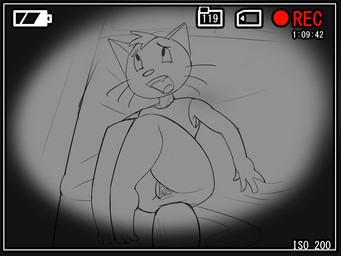 anal anal_penetration anthro bed big_penis bottomless camera_view clothed clothing duo eye_roll eyebrows female female_penetrated flat_chested furniture genitals grabbing_sheets hair interspecies large_penetration legs_up loli looking_pleasured lying male male/female male_penetrating male_penetrating_female offscreen_character on_back on_bed open_mouth penetration penile penile_penetration penis penis_in_ass recording sex short_hair simple_background teeth tongue vulva whiskers young young_anthro young_female zambs cartoon_network the_grim_adventures_of_billy_and_mandy sassy_cat domestic_cat felid feline felis human mammal 4:3 hi_res sketch