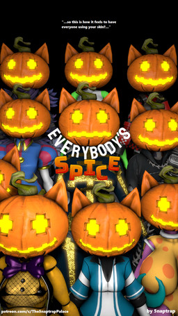 big_breasts black_background black_body breasts clothing female female/female fishnet_clothing food for_a_head golden_clothing green_body group looking_at_viewer looking_confused metallic_body multicolored_clothing natural_breasts pink_body plant pumpkin_head simple_background small_breasts smile smiling_at_viewer standing text weapon worried yellow_body yellow_clothing yellow_eyes yellow_glow 5naptrap epic_games five_nights_at_freddy's fortnite fortnite:_battle_royale glitch_productions nintendo patreon pokemon project_turboblast scottgames team_fortress_2 the_amazing_digital_circus valve fredbear_(fnaf) meow_skulls mimi_sentry pomni_(tadc) raven_team_leader spice_(fortnite) tempo_(project_turboblast) zooble_(tadc) animal_humanoid animate_inanimate bear calico_cat calico_cat_humanoid cat_humanoid domestic_cat elemental_creature felid felid_humanoid feline feline_humanoid felis flora_fauna food_creature gardevoir generation_3_pokemon humanoid living_toy living_weapon mammal mammal_humanoid object_head pokemon_(species) ursid_humanoid 3d_(artwork) 9:16 cover cover_art cover_page digital_media_(artwork) english_text hi_res source_filmmaker_(artwork) url