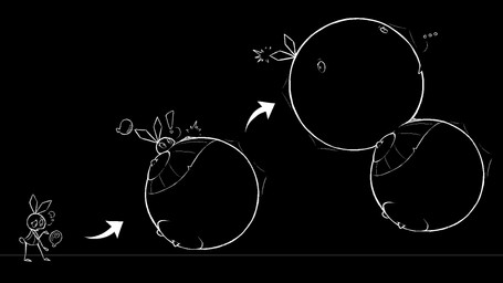 air_inflation anthro balloon balloon_popping belly belly_expansion belly_inflation big_belly big_head bottomwear clothing cotton_tail curiosity derp_eyes directional_arrow ellipsis expansion explanation female floating head_empty head_inflation huge_belly huge_head hyper hyper_belly hyper_head hyper_inflation immobile inflatable inflation monotone_background motion_lines orb pointy_ears power_balloon question_mark round_body sequential_arrow simple_background skirt solo spherical_inflation sunken_limbs surprised tight_clothing torn_clothing unowo mario_bros nintendo vib-ribbon vibri lagomorph leporid mammal rabbit 16:9 hi_res monochrome sequence widescreen
