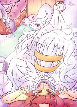 anal animal_genitalia animal_vulva anthro anthrofied anus areola armpit_hair bath big_breasts big_butt big_feet biped bodily_fluids body_hair breasts butt canine_genitalia canine_vulva claws crouching curvy_figure deep_rimming dildo dildo_vibrator duo elderly elderly_female eyelashes feathered_wings feathers feet female front_view fur furniture genital_fluids genitals hair half-closed_eyes heart_symbol hot_spring huge_breasts huge_thighs lactating leaking long_hair looking_at_viewer mature_anthro mature_female messy milk narrowed_eyes nipples nude oral outside overweight overweight_female penetration pink_eyes pink_nipples pokemorph presenting presenting_anus pubes puffy_anus puffy_nipples pupils red_hair rimming sagging_breasts saliva sex sex_toy slightly_chubby slit_pupils snout_fuck solo_focus spread_legs spreading squish tail tail_feathers talons text thick_thighs toe_claws toes tongue tongue_out vaginal vaginal_fluids vaginal_penetration vibrator voluptuous vulva water white_body white_feathers white_fur white_hair wings yellow_body patohoro nintendo pokemon shirora_mirahane generation_3_pokemon generation_5_pokemon legendary_pokemon milotic pokemon_(species) reshiram shiny_pokemon 2020 absurd_res digital_media_(artwork) hi_res
