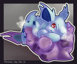 69_position anus duo facesitting female feral genitals male male/female oral paws penis sex sitting sitting_on_another throws_up_on_u nintendo pokemon generation_1_pokemon nidorina nidorino pokemon_(species)