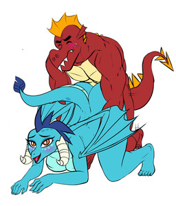 ahegao ambiguous_penetration anthro big_breasts big_butt blue_body blue_scales blue_spines blush breasts butt doggystyle dominant dominant_male duo eyes_closed female from_behind_position looking_pleasured male male/female nipples nude nude_anthro nude_female nude_male orange_spines penetration red_body red_eyes red_scales scales sex submissive submissive_female tail wings pia-sama friendship_is_magic hasbro my_little_pony mythology garble_(mlp) princess_ember_(mlp) dragon mythological_creature mythological_scalie scalie
