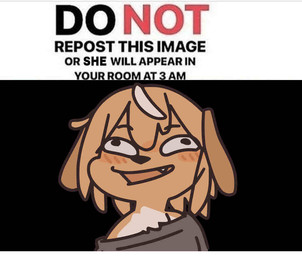 anthro blush clothed clothed_anthro clothed_female clothing cute_fangs derp_eyes fangs female female_anthro floppy_ears fur hair kemono lop_ears open_mouth solo teeth text yagi_the_goat canid canine canis domestic_dog mammal 2024 digital_media_(artwork) english_text image_macro meme reaction_image