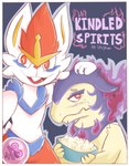 absurd_res ambiguous_gender anthro axel_(spicykiwi) cinderace comic cover cover_art cover_page duo fire food fur generation_8_pokemon happy hi_res hisuian_form hisuian_typhlosion nintendo pokemon pokemon_(species) pokemon_legends_arceus popcorn red_body red_eyes red_fur regional_form_(pokemon) scotch_(spicykiwi) selfie shy spicykiwi tan_body tan_fur text