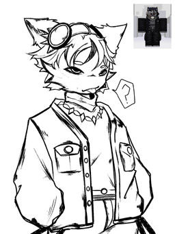 alternate_species anthro furrification hand_in_pocket infnixx_(infuhi) male pockets question_mark solo teasing tongue tongue_out anonymous_artist roblox domestic_cat felid feline felis mammal ragdoll_cat robloxian 3:4 hi_res sketch