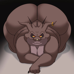 alien_anatomy big_butt black_nails blinking butt colored_nails ear_piercing ear_ring front_view gift horn looking_at_viewer lying male moobs multi_horn nails obese obese_male overweight overweight_male piercing red_eyes ring ring_piercing shaking_butt smile solo teeth_showing witdrawsloods grewnge_(treasure_planet) alien animated hi_res