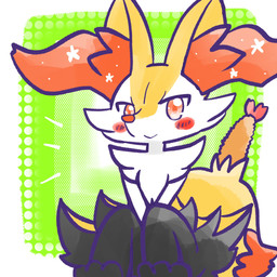 ambiguous_anthro ambiguous_gender anthro biped blush blush_stickers border closed_smile dipstick_tail emanata front_view hands_between_legs kneeling looking_at_viewer markings mouth_closed object_in_tail seiza simple_background sitting smile snout solo tail tail_markings white_border annyui0611 nintendo pokemon braixen canid generation_6_pokemon mammal pokemon_(species) 1:1 2025 digital_drawing_(artwork) digital_media_(artwork) hi_res japanese_description translated_description