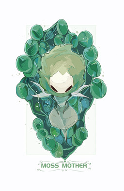 ambiguous_gender arthropod_abdomen green_body green_text name_drop neck_tuft solo text tuft wings hightguy hollow_knight:_silksong hollow_knight_(franchise) team_cherry arthropod insect lepidopteran moss_mother moth 2025 english_text hi_res female_(lore)