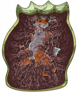 abdominal_bulge anal anal_penetration anthro bodily_fluids bulge double_oral duo ear_penetration fellatio foot_in_mouth foot_suck hand_suck internal male male/male multiple_penetration oral oral_penetration penetration penile predator_penetrating_prey restrained restrained_by_tentacles saliva sex sucking tentacle_in_ass tentacle_penetration tentacle_sex tentacle_suckers tentacles tongue tongue_out vore willing_prey feralcatalyst miles_fiddlefluff canid canine fox humanoid like_like mammal hi_res