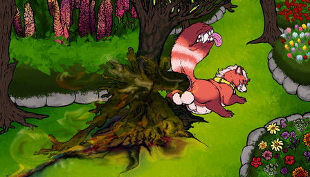 acid acidic_urine anus balls bodily_fluids butt collar collar_only corrosive corrosive_bodily_fluids corrosive_feces destruction destruction_of_nature destruction_of_property excessive_feces feces feces_blowout feces_on_body feces_on_butt feces_on_ground feces_pile flower garden genital_fluids genitals hyper hyper_feces hyper_feces_pile male markings nude pawpads pee_on_ground peeing peeing_on_ground peeing_on_tree penis plant raised_tail solo striped_markings striped_tail stripes tail tail_anus tail_markings tail_mouth toxic_bodily_fluid toxic_gas toxic_waste tree unusual_anatomy unusual_tail urine urine_on_ground wetting acidic corrosion yonnixart ailurid mammal red_panda 7:4 absurd_res hi_res