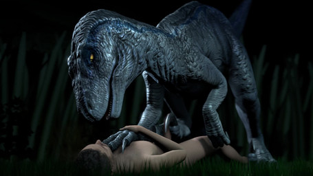 3_toes ambiguous_feral ambiguous_gender ambiguous_on_human bestiality bestiality_kiss black_eyes claws duo erection feet feral foot_fetish foot_play footjob genitals grass hand_on_chest hand_on_hand human_on_feral interspecies kissing looking_at_another lying male male/ambiguous male_human male_on_feral on_back outside penile penis plant sex sharp_teeth sickle_claw tail teeth toe_claws toes yellow_sclera thepasserbye ark_survival_(series) jurassic_park jurassic_world universal_studios blue_(jurassic_world) dinosaur dromaeosaurid human mammal prehistoric_species reptile saurischian scalie theropod velociraptor 16:9 2020 3d_(artwork) 3d_animation animated digital_media_(artwork) hi_res no_sound short_playtime video widescreen
