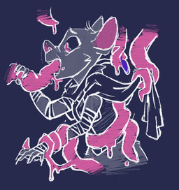 anthro arms_tied bound cape clothed clothing forced male oral oral_penetration penetration simple_background slime solo tentacle_in_mouth tentacle_penetration tentacles chibemo dungeons_and_dragons hasbro wizards_of_the_coast mammal mouse murid murine rat rodent hi_res sketch