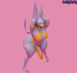 anthro balls big_balls big_ears big_penis bikini clothing erection eyes_closed femboy genitals hairless hands_behind_head humanoid_genitalia humanoid_penis male penis pink_background purple_body purple_skin simple_background solo standing swimwear tail thick_thighs two-piece_swimsuit wide_hips camseven dragon_ball dragon_ball_super beerus deity domestic_cat felid feline felis hairless_cat mammal sphynx_(cat) 3d_(artwork) absurd_res digital_media_(artwork) hi_res