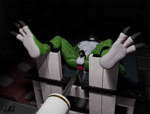 3_toes abs anal anal_penetration anthro anus balls bdsm belly bodily_fluids bondage bondage_rack bound butt chastity_cage chastity_cage_only chastity_device chastity_device_only claws dark_room dildo dildo_in_ass dildo_insertion dim_lighting facial_horn feet forced forced_anal fucking_machine furniture genital_fluids genitals green_body horn initials lying machine male male_penetrated metal_floor muscular muscular_male nipples nose_horn nude object_in_ass on_back on_table open_mouth orgasm_denial pecs penetration precum restrained_arms restrained_legs restrained_neck sex_dungeon sex_toy sex_toy_in_ass sex_toy_insertion sharp_teeth solo straps struggling stylized_chastity_cage table tail teeth text toe_claws toes wearing_chastity_cage wearing_chastity_device white_belly white_soles j.g.l bandai_namco digimon crocgreymon digimon_(species) 3d_(artwork) 3d_animation animated artist_name digital_media_(artwork) hi_res long_playtime no_sound webm